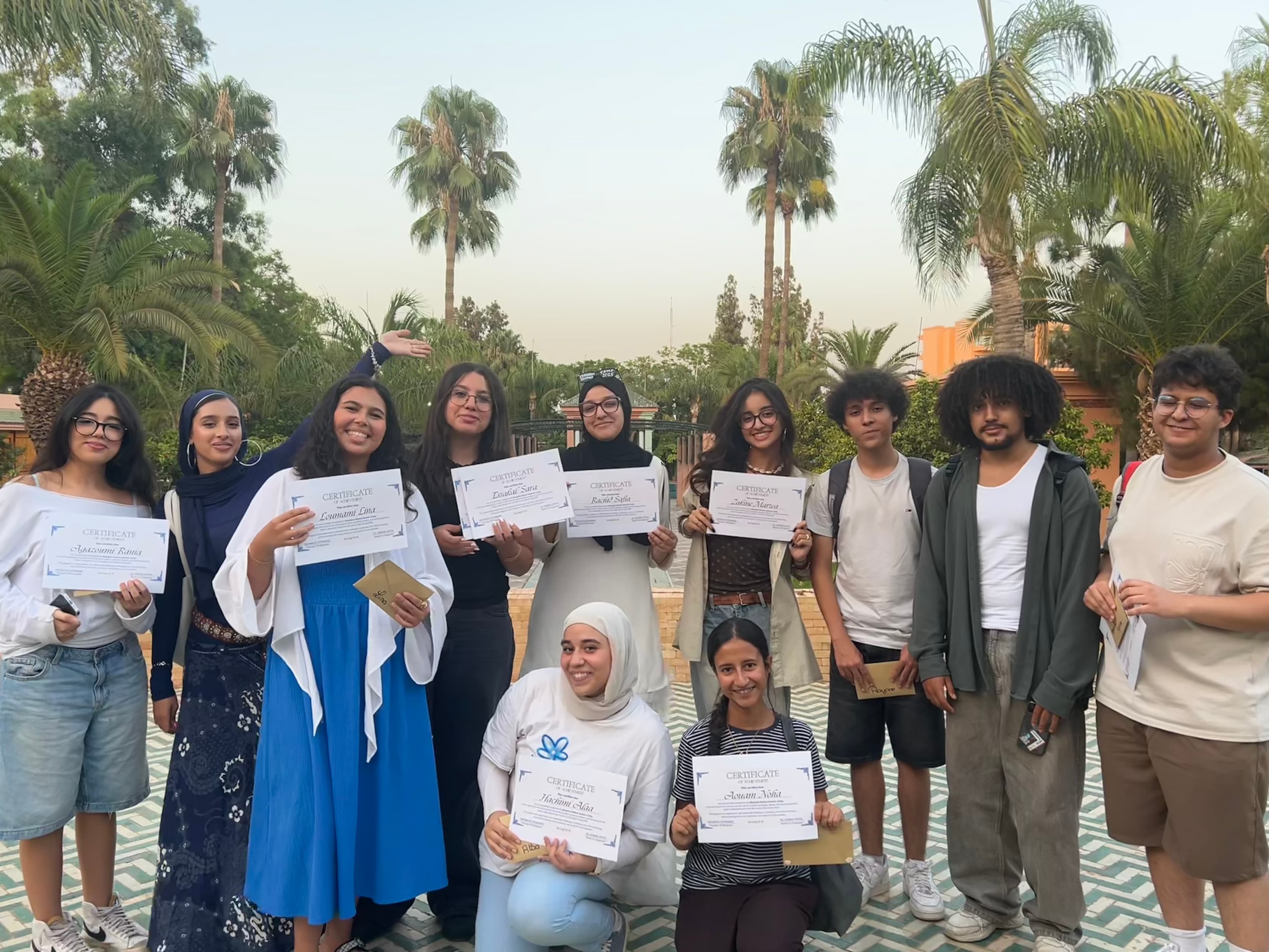 Debate training in Morocco